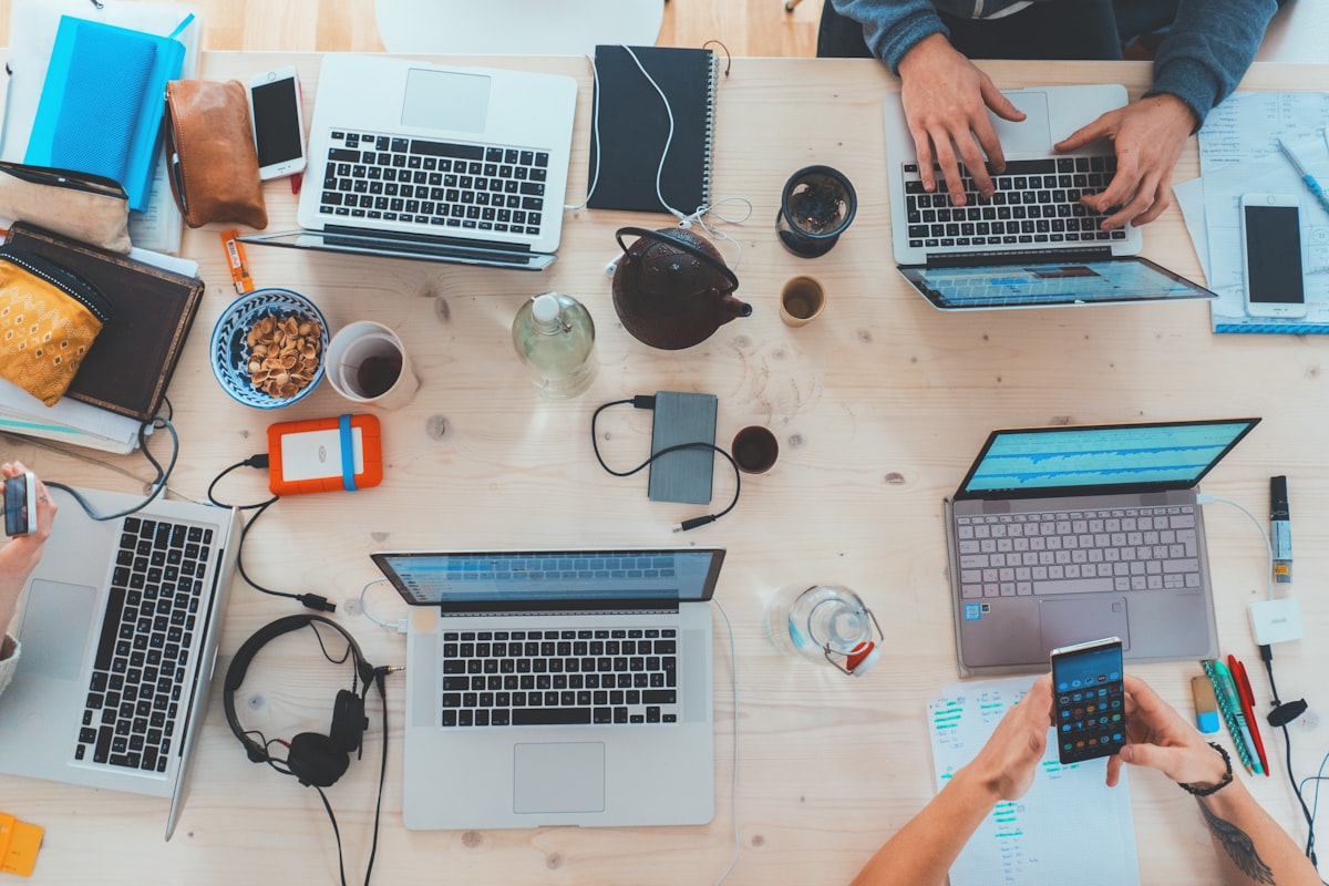 Business team collaboration